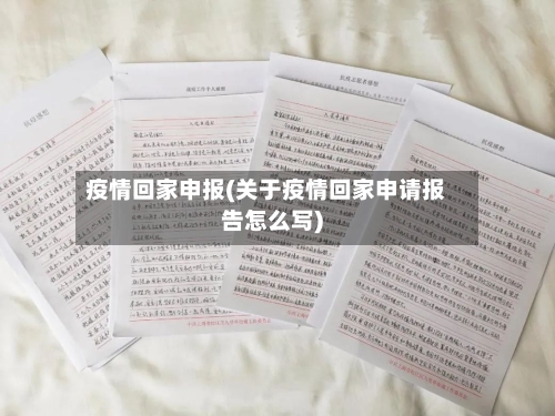 疫情回家申报(关于疫情回家申请报告怎么写)-第2张图片
